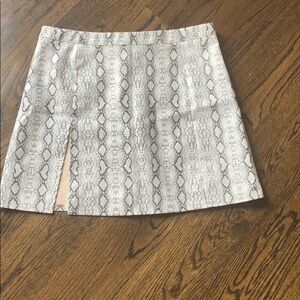 INTO python snake print skirt animal print